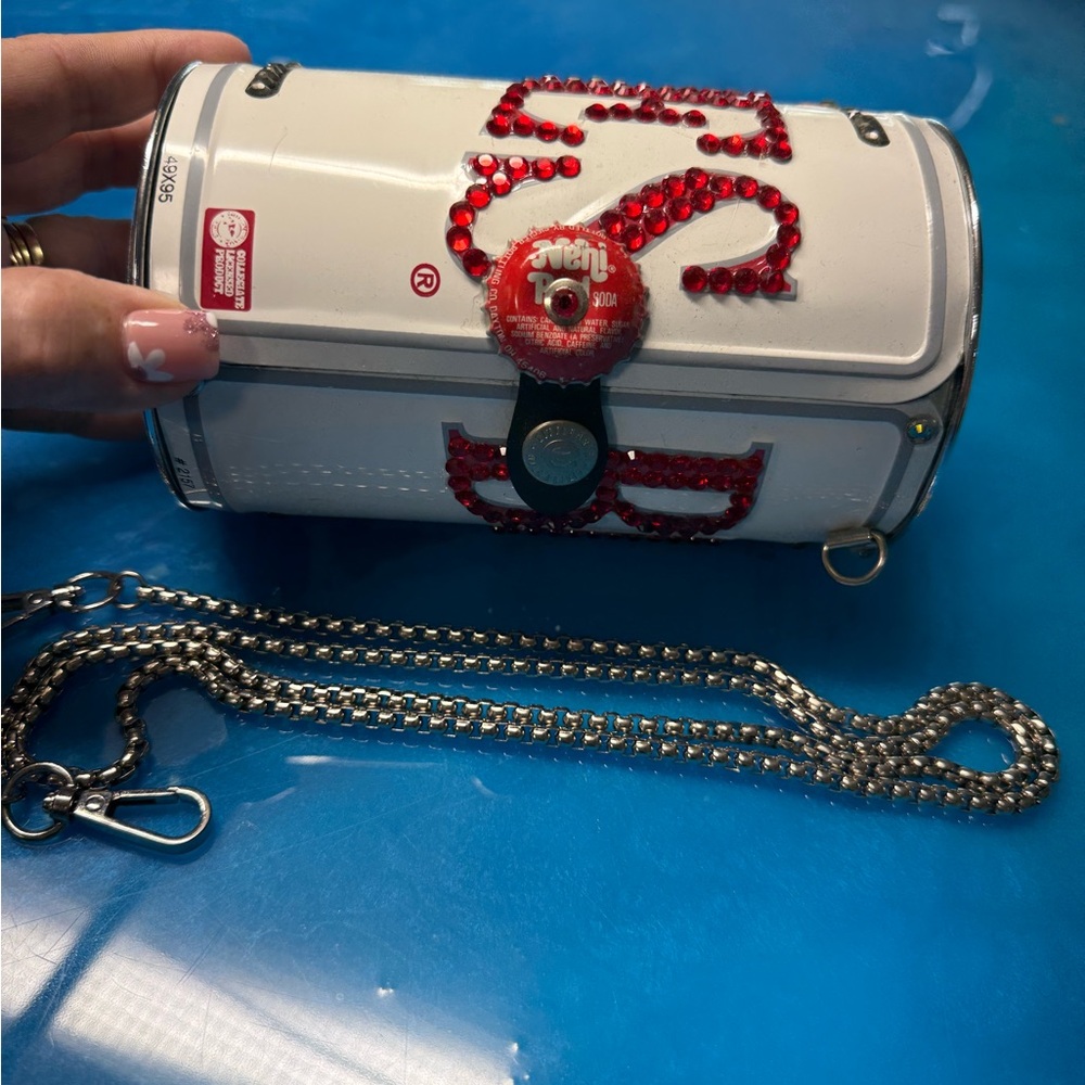 Ohio State Buckeyes Swarovski Embellishments License Plate Purse View 4